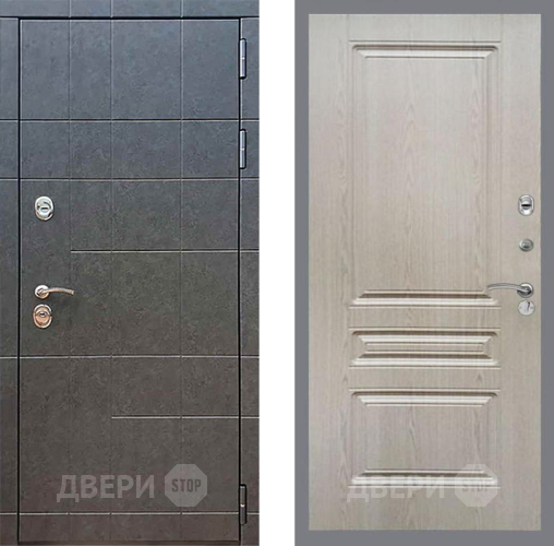 Входная металлическая Дверь Рекс (REX) 21 FL-243 Беленый дуб в Одинцово