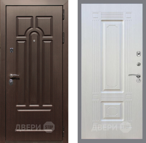 Входная металлическая Дверь Рекс (REX) Эврика FL-2 Лиственница беж в Одинцово