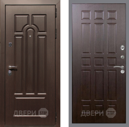Входная металлическая Дверь Рекс (REX) Эврика FL-33 Венге в Одинцово