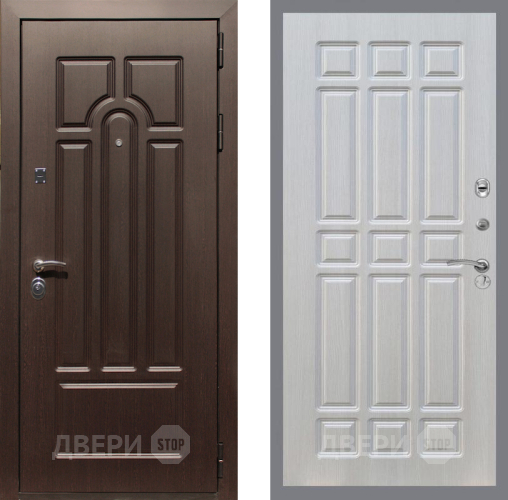 Входная металлическая Дверь Рекс (REX) Эврика FL-33 Лиственница беж в Одинцово