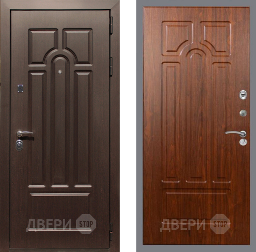 Входная металлическая Дверь Рекс (REX) Эврика FL-58 Морёная берёза в Одинцово