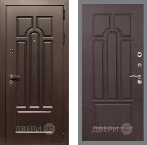 Входная металлическая Дверь Рекс (REX) Эврика FL-58 Венге в Одинцово