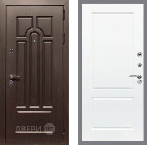 Дверь Рекс (REX) Эврика FL-117 Силк Сноу в Одинцово