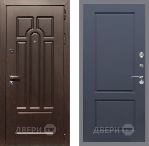 Входная металлическая Дверь Рекс (REX) Эврика FL-117 Силк титан в Одинцово