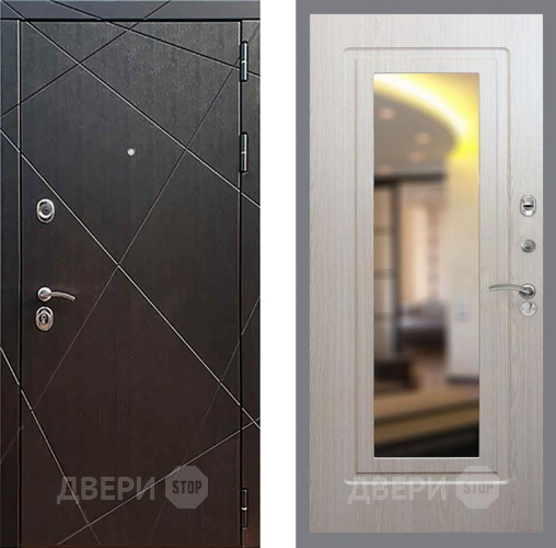 Входная металлическая Дверь Рекс (REX) 13 Венге FLZ-120 Беленый дуб в Одинцово