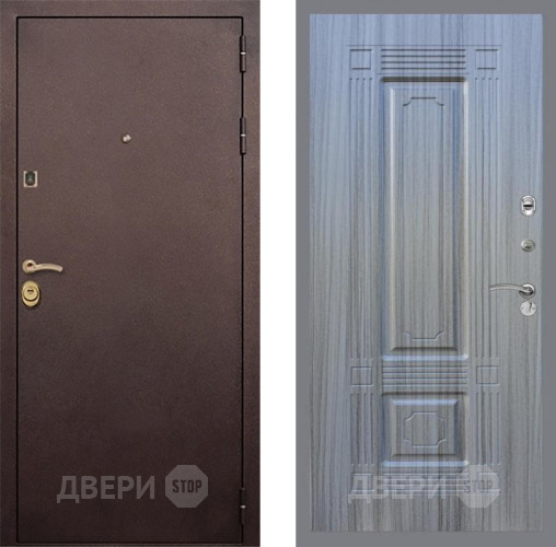 Входная металлическая Дверь Рекс (REX) Лайт 3К FL-2 Сандал грей в Одинцово