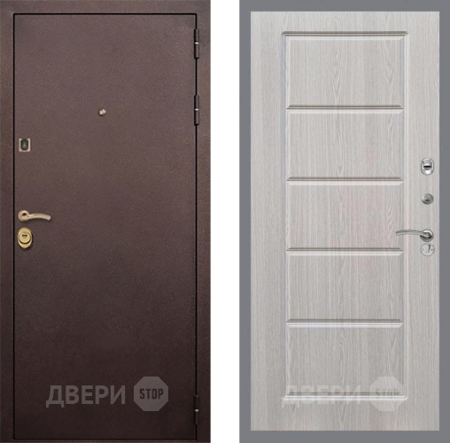 Входная металлическая Дверь Рекс (REX) Лайт 3К FL-39 Беленый дуб в Одинцово