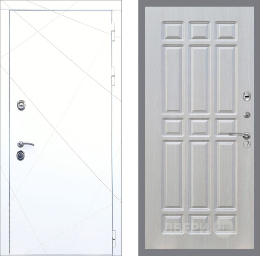 Дверь Рекс (REX) 13 Силк Сноу FL-33 Лиственница беж в Одинцово