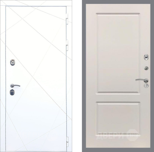 Входная металлическая Дверь Рекс (REX) 13 Силк Сноу FL-117 Шампань в Одинцово