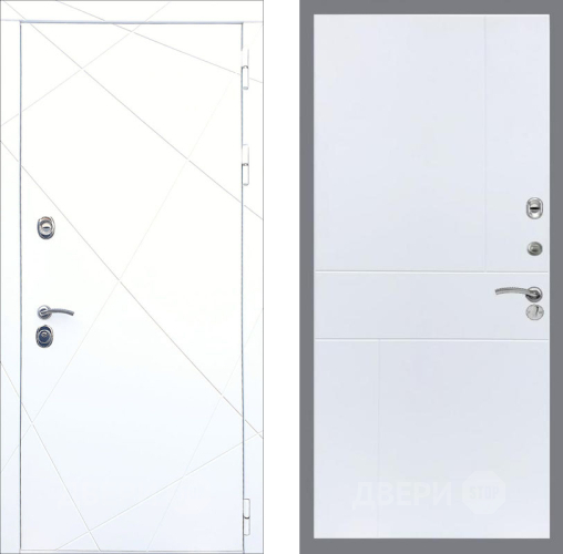 Входная металлическая Дверь Рекс (REX) 13 Силк Сноу FL-290 Силк Сноу в Одинцово