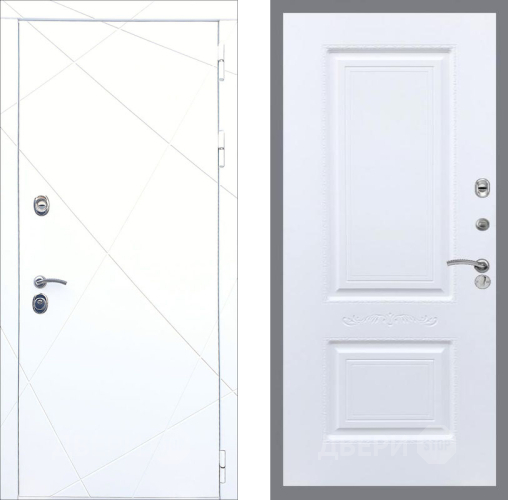 Входная металлическая Дверь Рекс (REX) 13 Силк Сноу Смальта Силк Сноу в Одинцово