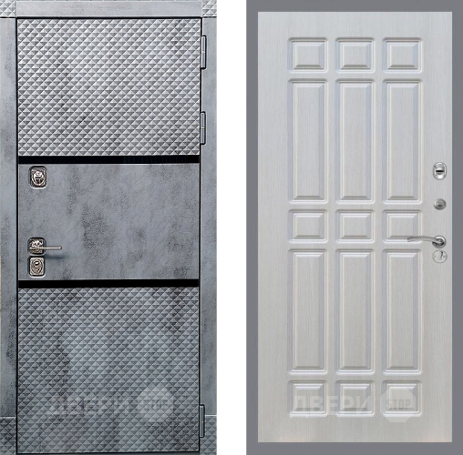 Дверь Рекс (REX) 15 Бетон Темный FL-33 Лиственница беж в Одинцово