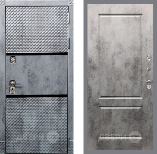 Входная металлическая Дверь Рекс (REX) 15 Бетон Темный FL-117 Бетон темный в Одинцово