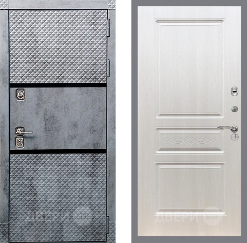 Дверь Рекс (REX) 15 Бетон Темный FL-243 Лиственница беж в Одинцово