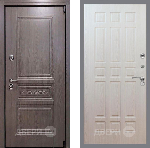 Входная металлическая Дверь Рекс (REX) Премиум-S FL-33 Беленый дуб в Одинцово