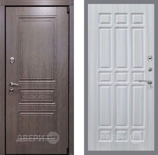 Входная металлическая Дверь Рекс (REX) Премиум-S FL-33 Сандал белый в Одинцово