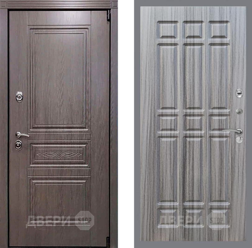 Входная металлическая Дверь Рекс (REX) Премиум-S FL-33 Сандал грей в Одинцово