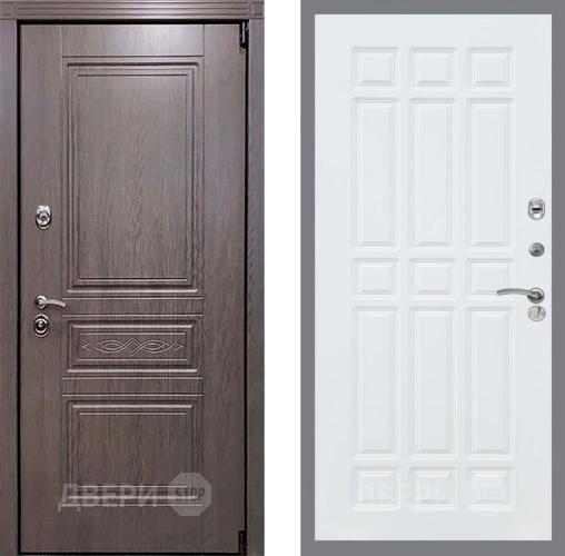 Входная металлическая Дверь Рекс (REX) Премиум-S FL-33 Силк Сноу в Одинцово