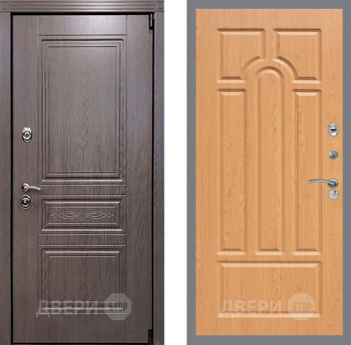 Входная металлическая Дверь Рекс (REX) Премиум-S FL-58 Дуб в Одинцово