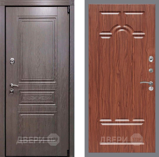 Дверь Рекс (REX) Премиум-S FL-58 орех тисненый в Одинцово