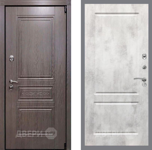 Входная металлическая Дверь Рекс (REX) Премиум-S FL-117 Бетон светлый в Одинцово