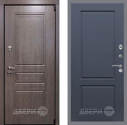 Входная металлическая Дверь Рекс (REX) Премиум-S FL-117 Силк титан в Одинцово