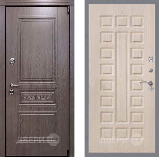 Входная металлическая Дверь Рекс (REX) Премиум-S FL-183 Беленый дуб в Одинцово