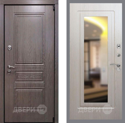 Входная металлическая Дверь Рекс (REX) Премиум-S FLZ-120 Беленый дуб в Одинцово