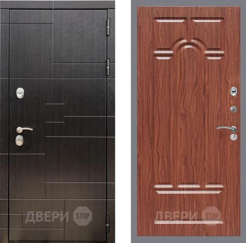 Дверь Рекс (REX) 20 FL-58 орех тисненый в Одинцово