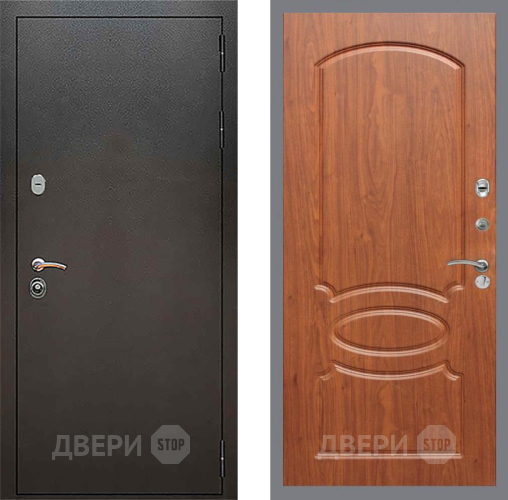 Входная металлическая Дверь Рекс (REX) 5 Серебро Антик FL-128 Морёная берёза в Одинцово