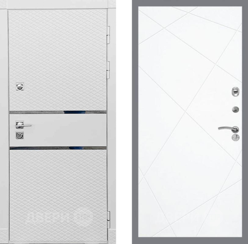 Входная металлическая Дверь Рекс (REX) 15 Силк Сноу FL-291 Силк Сноу в Одинцово