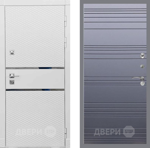 Входная металлическая Дверь Рекс (REX) 15 Силк Сноу Line Силк титан в Одинцово