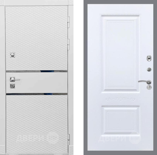 Входная металлическая Дверь Рекс (REX) 15 Силк Сноу Смальта Силк Сноу в Одинцово