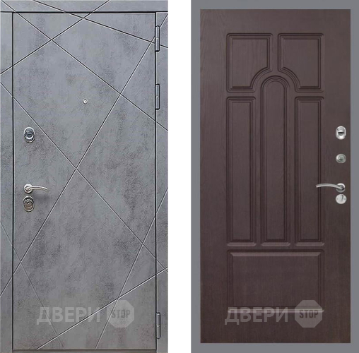Дверь Рекс (REX) 13 Бетон Темный FL-58 Венге в Одинцово