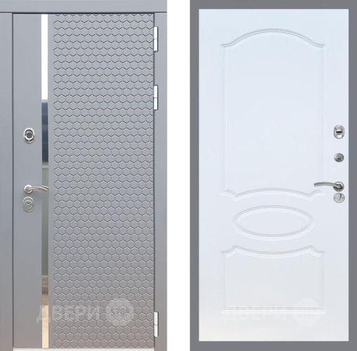 Входная металлическая Дверь Рекс (REX) 24 FL-128 Белый ясень в Одинцово