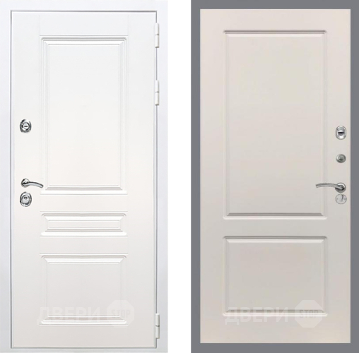 Входная металлическая Дверь Рекс (REX) Премиум-н Силк Сноу FL-117 Шампань в Одинцово