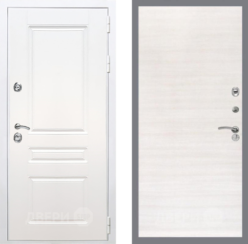 Входная металлическая Дверь Рекс (REX) Премиум-н Силк Сноу GL Акация в Одинцово