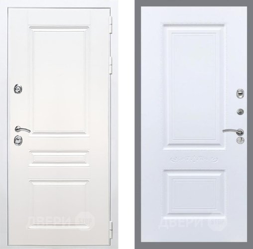 Входная металлическая Дверь Рекс (REX) Премиум-н Силк Сноу Смальта Силк Сноу в Одинцово