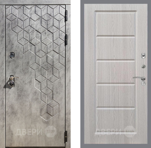 Входная металлическая Дверь Рекс (REX) 23 FL-39 Беленый дуб в Одинцово