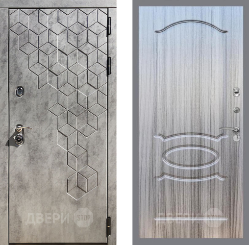 Входная металлическая Дверь Рекс (REX) 23 FL-128 Сандал грей в Одинцово