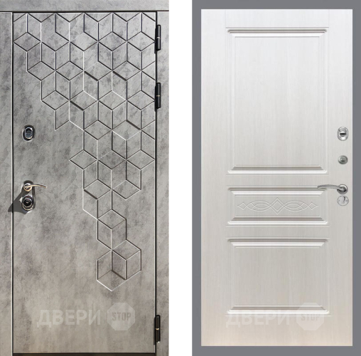 Входная металлическая Дверь Рекс (REX) 23 FL-243 Лиственница беж в Одинцово