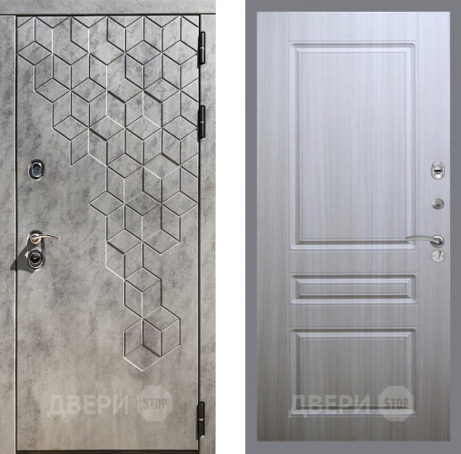 Входная металлическая Дверь Рекс (REX) 23 FL-243 Сандал белый в Одинцово