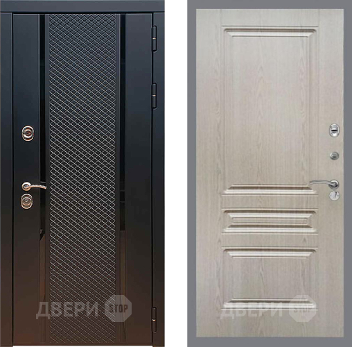 Входная металлическая Дверь Рекс (REX) 25 FL-243 Беленый дуб в Одинцово