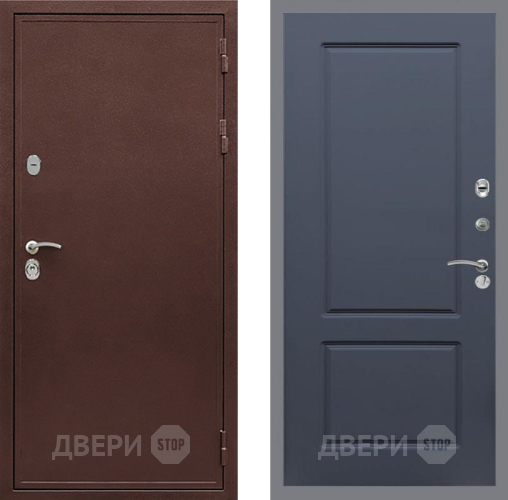 Входная металлическая Дверь Рекс (REX) 5 металл 3 мм FL-117 Силк титан в Одинцово