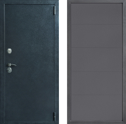 Дверь Дверной континент ДК-70 Дизайн ФЛ-649 Графит софт