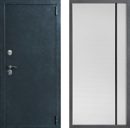 Дверь Дверной континент ДК-70 Дизайн ФЛ-757 Черное Стекло Софт милк