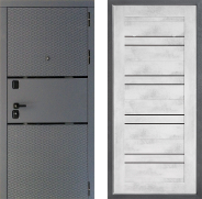 Дверь Дверной континент Диамант Дизайн ФЛ-49 Бетон снежный