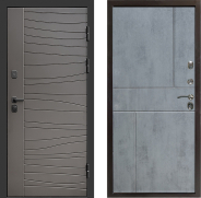 Дверь Престиж Siciliya Горизонт Бетон темный