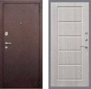 Дверь Рекс (REX) 2 Медный Антик FL-39 Беленый дуб