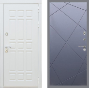 Дверь Рекс (REX) 8 Силк Сноу FL-291 Силк титан 960х2050 мм